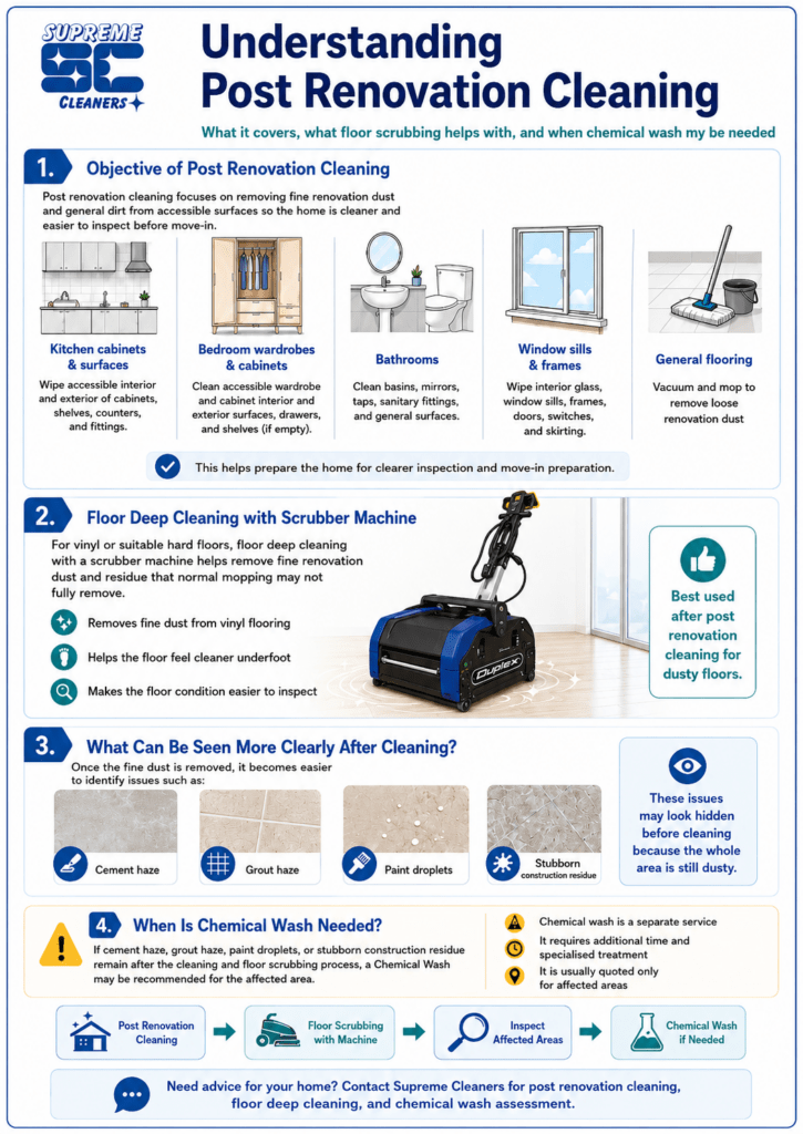 Understanding Post Renovation Cleaning in Singapore